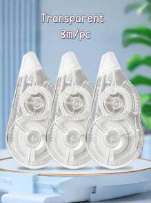 30pcs Correction Tape, Easy To Use Applicator For Instant Corrections, 8m Each Correction Tape For Study Supplies And Office Products