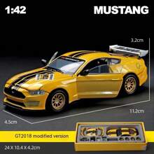 C C A 1 Stück 11,2 cm lang x 4,5 cm breit x 3,2 cm hoch Mustang GT Legierung Automodell Spielzeug, geeignet für Erwachsene Sammler Display und Geburtstagsgeschenk