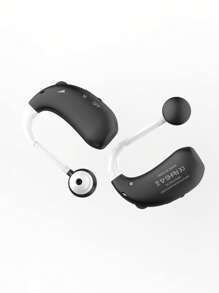 2PCS Headphones Personal Sound Amplifier, Adult Hearing Aid Amplifier, Rechargeable Audio Amplifier Headphones, Complete Accessories, Necessary For Others.