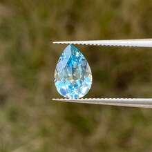 100% Pear Cut Paraiba Tourmaline Loose Gemstone, Material For Making Pendants, High-End Jewelry DIY - Paraibas - View 5