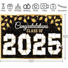 1PC DIY Graduation Party Congratulations Background Banner, 2025 Graduation Photo Banner, Black Personalized 2025 Graduation Season Background Hanging Cloth, New Multi Functional Polyester Decorative Tapestry, Suitable For University Graduation Photo Banner, Celebration Graduation Season Party Decoration Supplies, Photography Background Banner, No Power Supply Required.