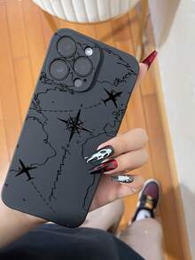 1 件创意飞机和字母印花软保护手机壳适用于 、Redmi、Galaxy A04e/A05s/A13/A14/A15/A34/A35/A50/A52/A53/A54/S21/S22/S23/S24/S25/S25Ultra、6A/7A/8A、12T/13T/14T 防水防震防摔防刮 - 黑色 - 查看 5