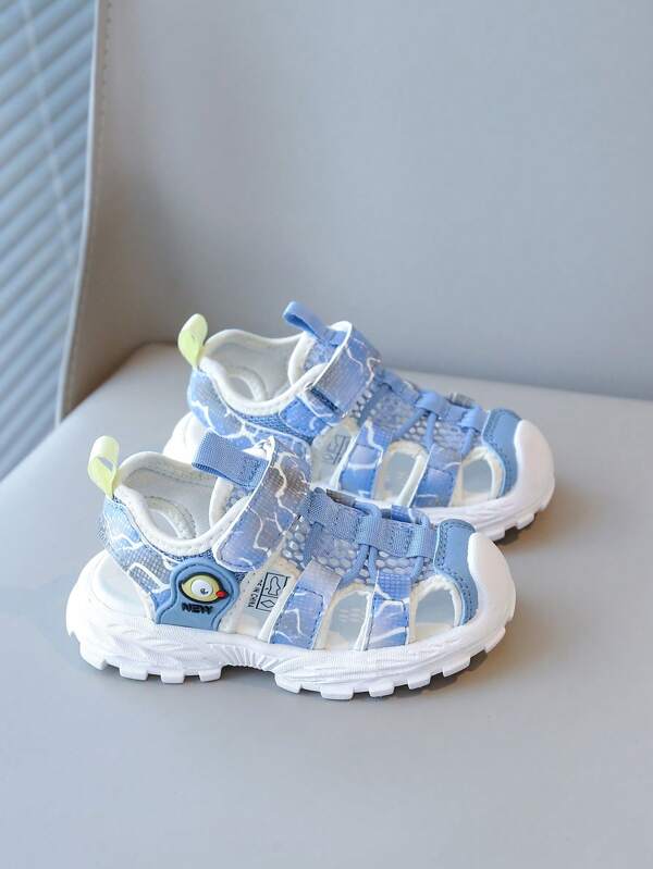 Nuevas sandalias deportivas para niños pequeños, suela blanda con diseño antideslizante de de fácil puesta y quitado, ligeras y cómodas para el verano