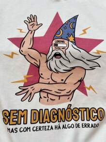 Camiseta Mago sem Diagnóstico - Creme
