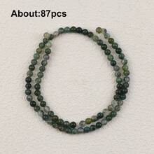 4/6/8/10/12mm Natural Multi-Color Agate Gemstone Beads, Suitable For DIY Jewelry Making - Type - View 45