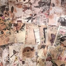 201 件剪贴簿用品套装，复古森林礼品剪贴簿，不同图案学校用品，适用于子弹日记本、文具、A6 网格笔记本、DIY 日记本用品、生日手工礼物，女士、男士 - 均碼 - 查看 10