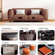 1pc Leather Repair Patch, Self-Adhesive Sofa Upholstery Seat Cushion Repair Patch For Furniture, Motorcycle, Car Seat Restoration