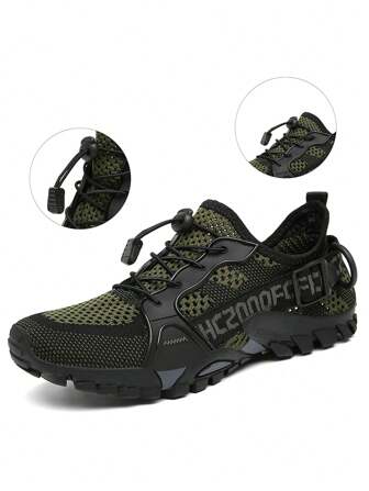 CANEMON Outdoor Men's Casual Sports Hiking Shoes, Lightweight Athletic Non-Slip Sneakers