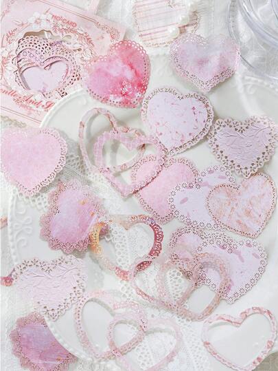 MOCARD 1 Pack Of 30 Hollowed Frame Scrapbooking Paper, DIY Decorative Lining Paper, Holiday Gift, Handmade Collage Material, Personalized Scrapbook Planning, Creative School Stationery,School Supplies,Back To School