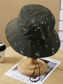 1 Piece Super Convenient Outdoor Travel Waterproof Sun Hat, Portable And Collapsible Fishing Hat, Quick-Drying Outdoor Mountaineering Sun Hat