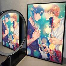 1 件流行日本卡通海报墙面艺术咖啡馆酒吧房间墙壁装饰无框 - 彩色 - 查看 44