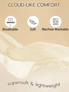1pc Solid Color Fitted Sheet, Soft & Breathable Mattress Protector, Mattress Cover, Deep Pocket Design, Suitable For Various Bed Sizes - Beige - View 8