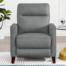 Ashby Power Headrest Zero Gravity Recliner - Slate + genuine leather + Memory Foam-1 - View 1