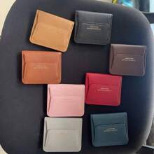 2024 New Ladies Cross Border Solid Color Two Fold Buckle Multi Card Slot Coin Wallet ID Card Holder Black Card Holders Coin Wallet Ladies Gifts Wallet For Women Small Wallet Halloween Purse Small Gifts Christmas Gift Gift For Women