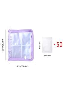 New Jewelry Necklace Earring Holder Bag Portable Water-Proof Credit Card Photo Storage Book Ziplock Bag Ins Stationery Organizer