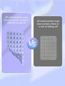 1 件 40 件双面吸盘手机支架，强力防滑可重复使用粘性墙钩，多场景粘合支架适用于玻璃、瓷砖、金属、浴室、厨房、汽车 - 15 种颜色可选，兼容 、Android 手机，生日礼物，家人，朋友手机支架，手机配件 - 無色 - 查看 4