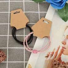 100/200/300 pack Cartes de présentation de bijoux, support en papier kraft pour bracelets et colliers, étiquette pour porte-clés, boucles d'oreilles et bandeaux, emballage polyvalent et pratique pour accessoires faits main