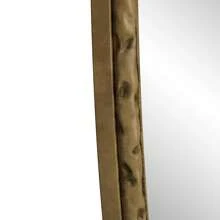 Specchio, specchio ovale retrò in design ferro, effetto anticato, da parete, adatto per bagno, camera da letto e soggiorno, specchio di bellezza (oro/argento)