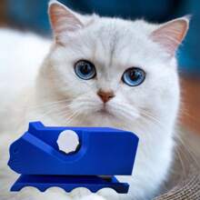 Taglierina per tiragraffi per gatti in cartone - Strumento creativo fai-da-te per animali domestici per tagliare facilmente, design in plastica blu, perfetto per giocattoli e mobili fatti a mano per gatti