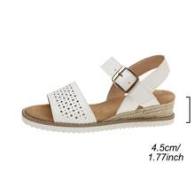 Sandálias Versáteis Estilo Romano, Novos Sapatos de Praia Boho com Fivela, Simples, de Moda de Verão, Confortável, Sola Macia