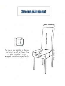 Solid Color Stretchy Chair Slipcover, Jacquard Dining Chair Cover For Household - Baby Blue - View 3