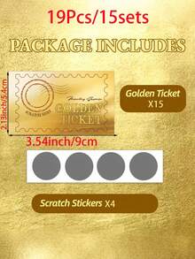 Bộ 38 thẻ cào vàng, thẻ dán cào tự làm, thẻ phiếu giảm giá, thích hợp làm thiệp sinh nhật, thiệp cưới, quà tặng vé xem hòa nhạc - Thẻ quà tặng cho bố, mẹ, quý bà và quý ông, thích hợp cho các lễ hội, đám cưới, sinh nhật, đồ dùng tiệc tùng, thiệp mời và họp mặt đám cưới, quà tặng Ngày của Mẹ, quà tặng, tiệc cưới, Giáng sinh và các dịp khác. - Vàng - Xem 7