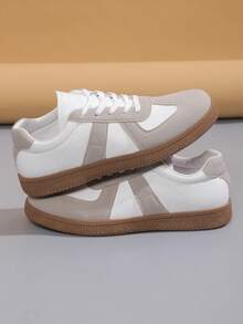 Women's 2025 Spring New High-Top Casual Flat Soft Outdoor Running Sports Shoes, Versatile - Grey - View 3