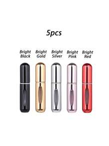 5/3 buc recipient atomizor parfum reîncărcabil mini, reîncărcabil de parfum de călătorie de 5 ml, sticle de parfum reîncărcabile de călătorie, dozator de îmbuteliere cu spray de parfum de călătorie, 1/2/4/10/20 buc mini atomizor portabil de parfum reîncărcabil, spray de parfum reîncărcabil, carcasă cu pompă de reumplere pentru călătorii și ieșiri, provizii de vacanță, camping, accesorii esențiale de vacanță pentru femei, parfum pentru bărbați