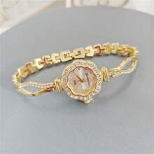 Damen Uhren Mode Luxus Zifferblatt Quarz Armbanduhr Hochwertige Edelstahl Armband Uhr für Frauen, geeignet für Alltag, Geburtstag, Party, Geschenk