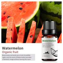 1 pezzo Olio essenziale ai frutti da 10ml/0,33 fl.oz, con aroma di frutto della passione, lampone, mango, anguria, ciliegia, lime, mela, cocco, fragola, fragrante, utilizzato per il benessere