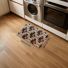 1pc Anti-Slip Polyester Drainage Kitchen Mat, Suitable For Kitchen, Living Room, Entrance, Balcony, Home Decor, Anti-Stain, Cafe, Bar, Festivals, Parties, Home, Decoration, Holiday Gifts, Bedroom Floor Mat, Foot Pad - TCFD012 - View 28