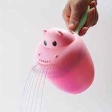 Taza enjuagadora linda para bebé, enjuagador de champú para baño de bebé con asa fácil de sujetar, taza para lavarse el cabello que protege los ojos del bebé, cucharón para ducha de bebé y regalo de duchade bebé - Multicolor - Ver 4