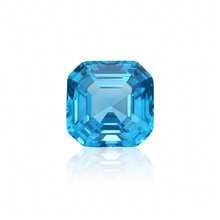 100% Paraiba Sapphire Loose Asscher Cut Gemstone For Charms Advanced Jewelry Making Materials DIY - Paraibas - View 13