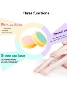 1pc Painless Hair Remover Sponge Set, Reusable Popular Magic Hair Removal Sponge Pad Epilator For Smooth Skin, Suitable For Home Personal Care - Multicolor - View 4