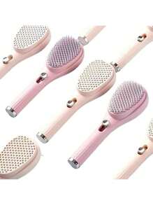 1 pièce Peigne à cheveux magique extensible, pour le nettoyage du cuir chevelu sans endommager les cheveux, brosse de massage capillaire portable, brosse de massage antistatic pour la maison, brosse de massage du cuir chevelu moelleuse, cadeau pour les amis et les aînés