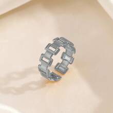 JOJELOO French Retro Metal Non Fading Ring, Feminine And High-End Hand Jewelry