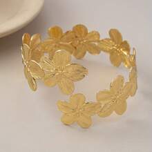 1 Stück minimalistische, modische geometrische Blüten-Charm-Armband für Damen