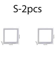 10pcs Transparent PE Film Jewelry Display Cases, Anti-Oxidation Jewelry Storage Boxes, Floating Frame Jewelry Organizers, Portable Jewelry Containers For Pendants, Necklaces, Bracelets, Rings, Coins, Earrings, Medals, Specimens, Bedroom, Living Room, Bathroom, Home Decor, Birthday, Easter, Mother's Day Gifts Summer Storage Organizer Gift Back To School