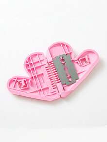 1pc Hair Cutting Tool Fringe Leveler Ruler, Bangs Hair Trimmer, Hair Styling Accessories Including Comb And 3/6 Prong Density Comb - Heart Hair Comb - View 6