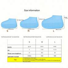 2 pares de capas de silicone para sapatos de uso externo, capa para botas de chuva para equitação, capa reutilizável contra poeira, capa para os pés impermeável, grossa, antiderrapante e resistente ao desgaste, capa de látex impermeável para botas de chuva, reutilizável e à prova de chuva, várias cores à escolha, durável. - Multicolorido - Ver 8