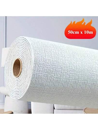 1Roll Texture Peel Paste Thick Wallpaper Foam Self Adhesive Waterproof Removable Wand ation Living Room Bedroom (19.69inX196.85in/19.69inX393.7in),Renovation Stickers Panels,Wall Paper, Wallpapers, Items Refresh Your Home,Rama