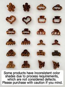 5 chiếc kẹp tóc hình vuông in họa tiết da báo và hoa, kiểu dáng thanh lịch và cổ điển, phù hợp với tóc dày, tóc xoăn, tóc mỏng, tóc buộc nửa đầu. Phụ kiện tóc tinh tế, quà tặng ngày lễ sinh nhật cho nữ, kẹp tóc hàm, kẹp tóc cài đầu, kẹp tóc mùa thu đông cho trang phục đi nghỉ mát, mùa hè. - Nhiều màu - Xem 8