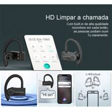 Fone Sem Fio Bluetooth 5.3 Wireless Com Led 80mah 15h