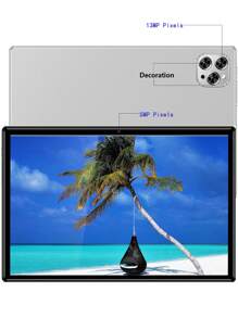 Qetupa 10.1" M9-4 Android 13 Tablet,4GB RAM+128GB ROM,A523 Octa-Core 2.0GHZ Processor,HD(1280x800) IPS Touch Screen,5MP Front Camera&13MP Rear Camera,6000mAh Battery,802.11ac WIFI5 2.4G+5G,BT 5.4,GPS,No Support SIM Card,Reading, And Gaming.