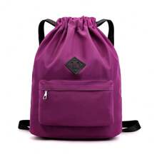 Zaino grande impermeabile con motivo a rombi, stile outdoor, materiale in nylon, tasche per sport e fitness, con chiusura di sicurezza, ideale per il ritorno a scuola