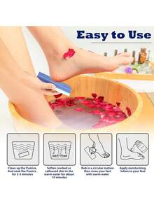 4 Packs Foot Pumice Stone For Feet Callus Remover, 2/1 Pc Pedicure Tools For Feet, Foot Exfoliator And Foot Scrubber Dead Skin Remover Cracked Heel Repair - Multicolor - View 3