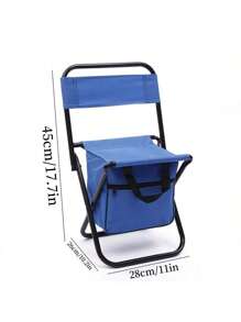 Tragbarer Outdoor Camping Klappstuhl, Lässig Camping Angelstuhl mit Rückenlehne - leichter und stabiler Eisenlegierungsrahmen, Outdoor Stuhl, geeignet für Outdoor-Aktivitäten wie Camping, Angeln, Picknick usw.