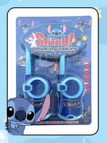 Disney 2PCS Disney Stitch Walkie-Talkie Toys, Walkie Talkie Wireless Radio Comunicator Outdoor Toy, Christmas Gift .Suitable For Indoor And Outdoor Multi-Player Interactive Games, Birthday Gift.