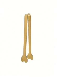 Set de 1/5 pinzas para azúcar con forma de corazón hechas de acero inoxidable, clips de cocina, pinzas para caramelos y postres, vajilla para fiestas y bodas