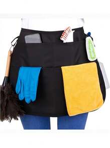 Garden Apron, Adjustable Tool Belt, Leg Protectors Apron,Tool Apron' Utility Belt Women, Teacher, Waist Apron With Pockets, Server Apron, Waist Apron For Waiters And Waitresses With Buckle,Multifunctional Home Use Apron For Gardening, Pruning, Harvesting, Dirt Protection